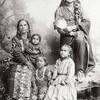 Photo of Suzanne and Samuel Gover with their children (Pawnee Nation), undated