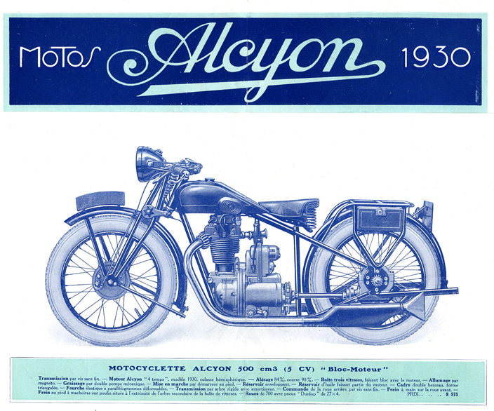 ALCYON : un catalogue, une moto - Zhumoristenouveau