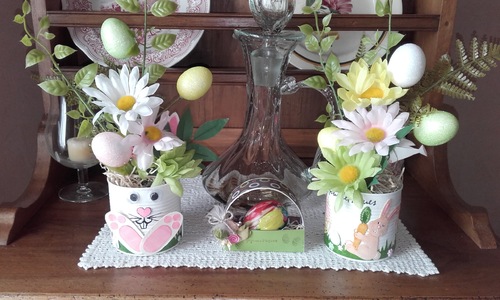 Déco de Pâques pour piquet de fleurs- Dy