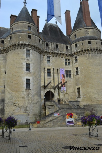 Langeais 2 chateau médiéval entrée