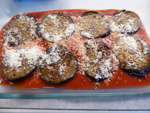 Un Gratin d'Aubergines à la Mozzarella