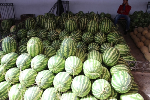 Le bazar de Marguilan (Ouzbékistan)