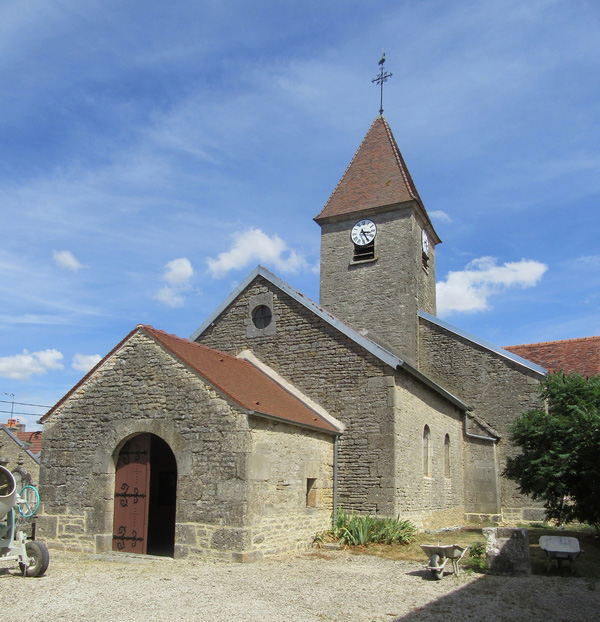 L'église de Montliot et la chapelle de Courcelles-Les-Rangs