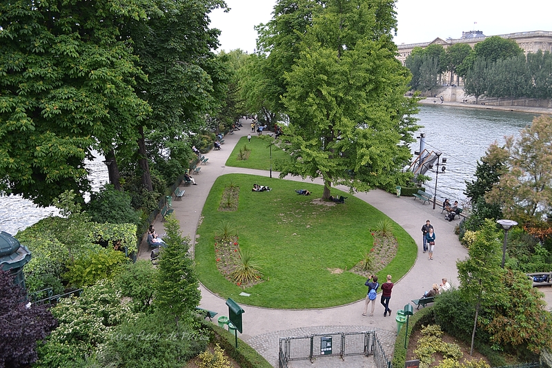 L'Île de la Cité : Le square du Vert-Galant