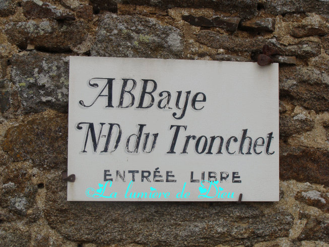 Le Tronchet : abbaye Notre-Dame du Tronchet