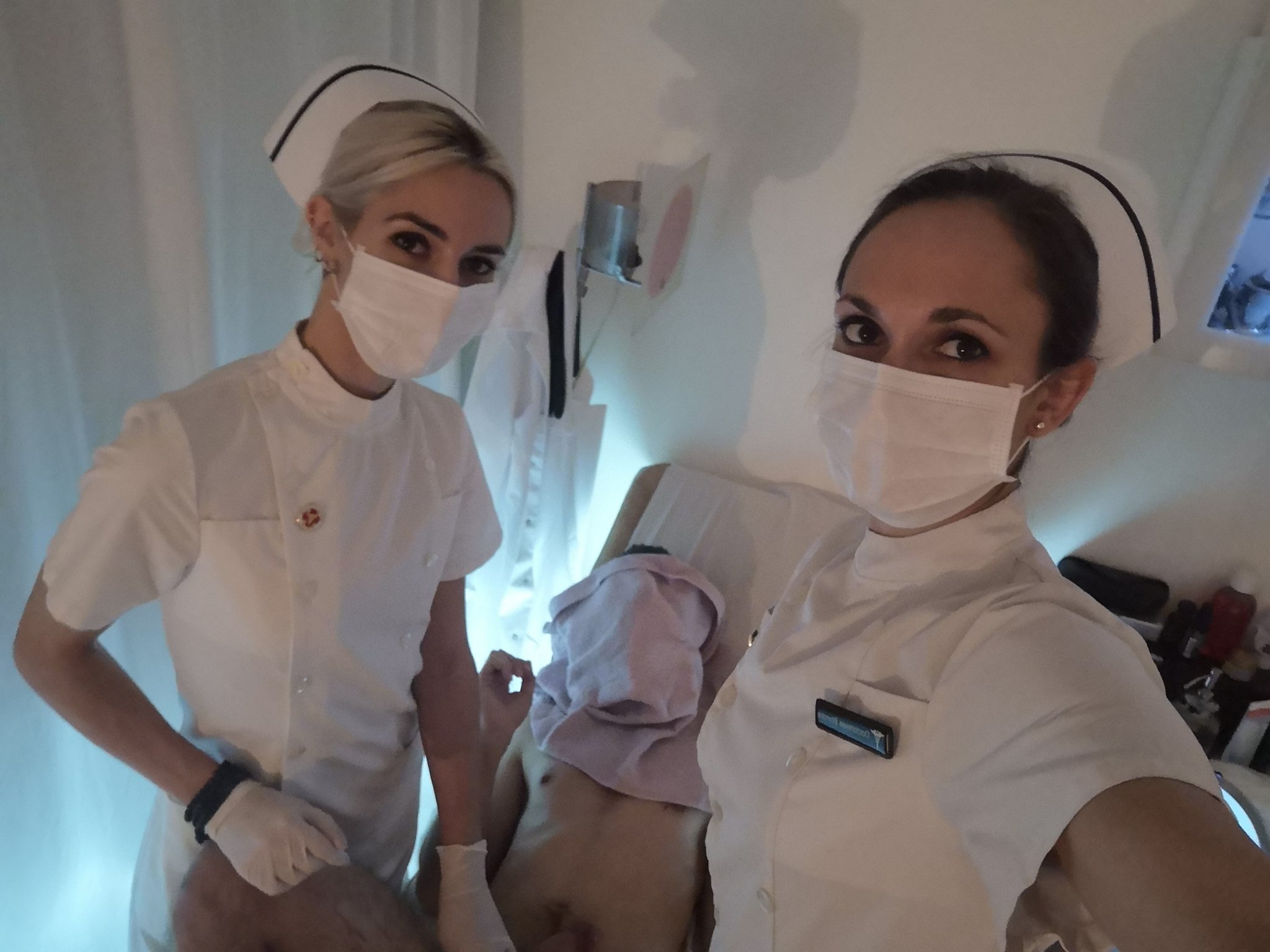 Infirmières en blanc