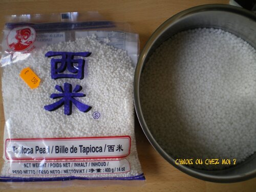 Tapioca 西米 en dessert vietnamien