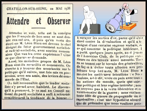 Le Front Populaire vu par le Journal "Le Châtillonnais et l'Auxois" de 1936 (partie 1)