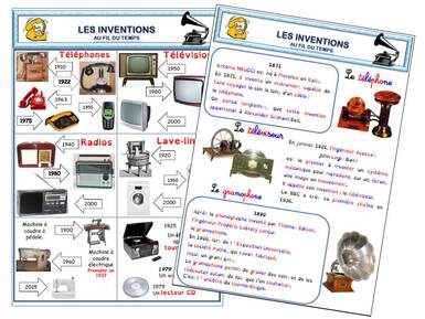 Les inventions au fil du temps