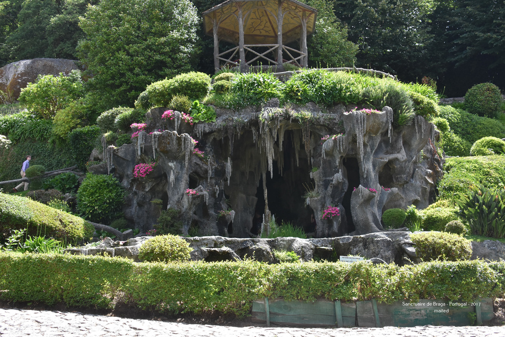 Braga - Portugal - Jardin du Sanctuaire du Bon Jésus du Mont 