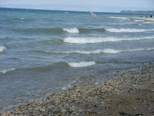                                              le Lac léman déchaînée dimanche 4 mai 2014