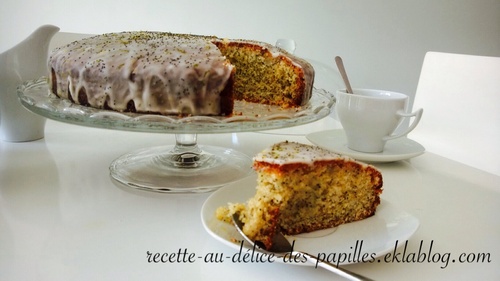 Recette gâteau citron pavot