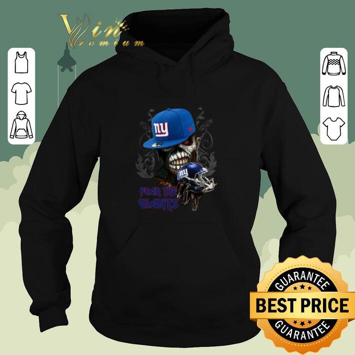 Funny Iron Maiden fear the New York Giants shirt