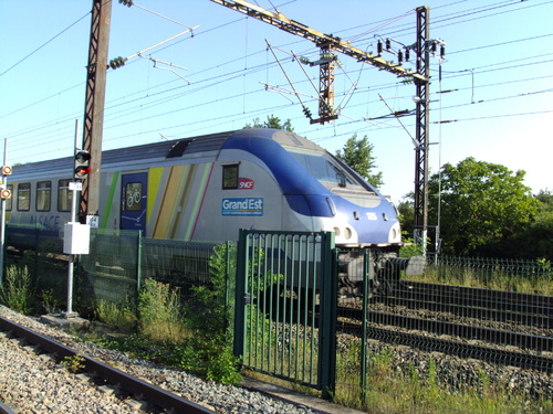 Sur les quais à Mulhouse