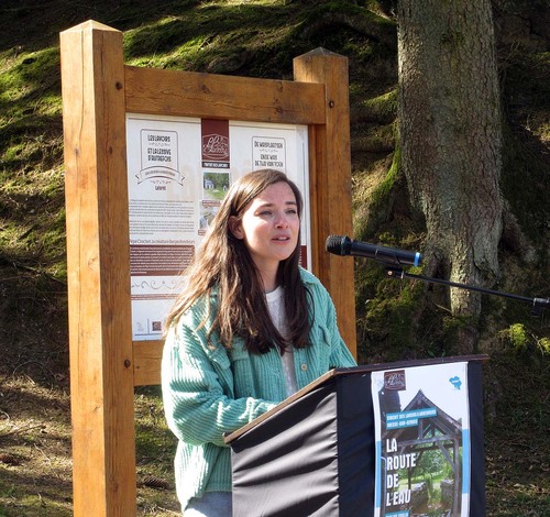 Inauguration de la route de l'eau à Vresse-sur-Semois