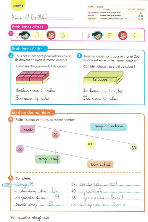 Corrections du mardi 21 avril