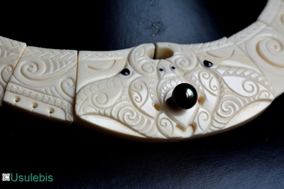 Blog de usulebis : Usulebis ,Artisan créateur de bijoux polynésiens , contact : usulebis@hotmail.fr, parure personnalisée en os sertie d'une perle de Tahiti