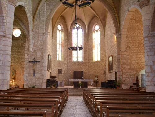 L'église Saint-Barthélémy à Lauzerte