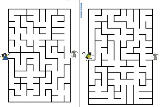Deux labyrinthes
