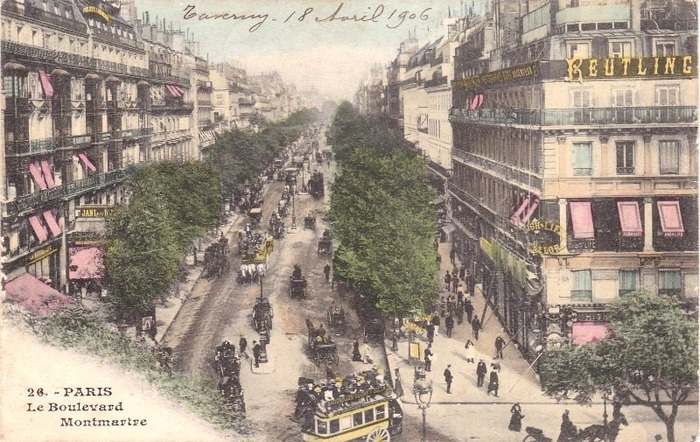 Paris. Boulevard Montmartre