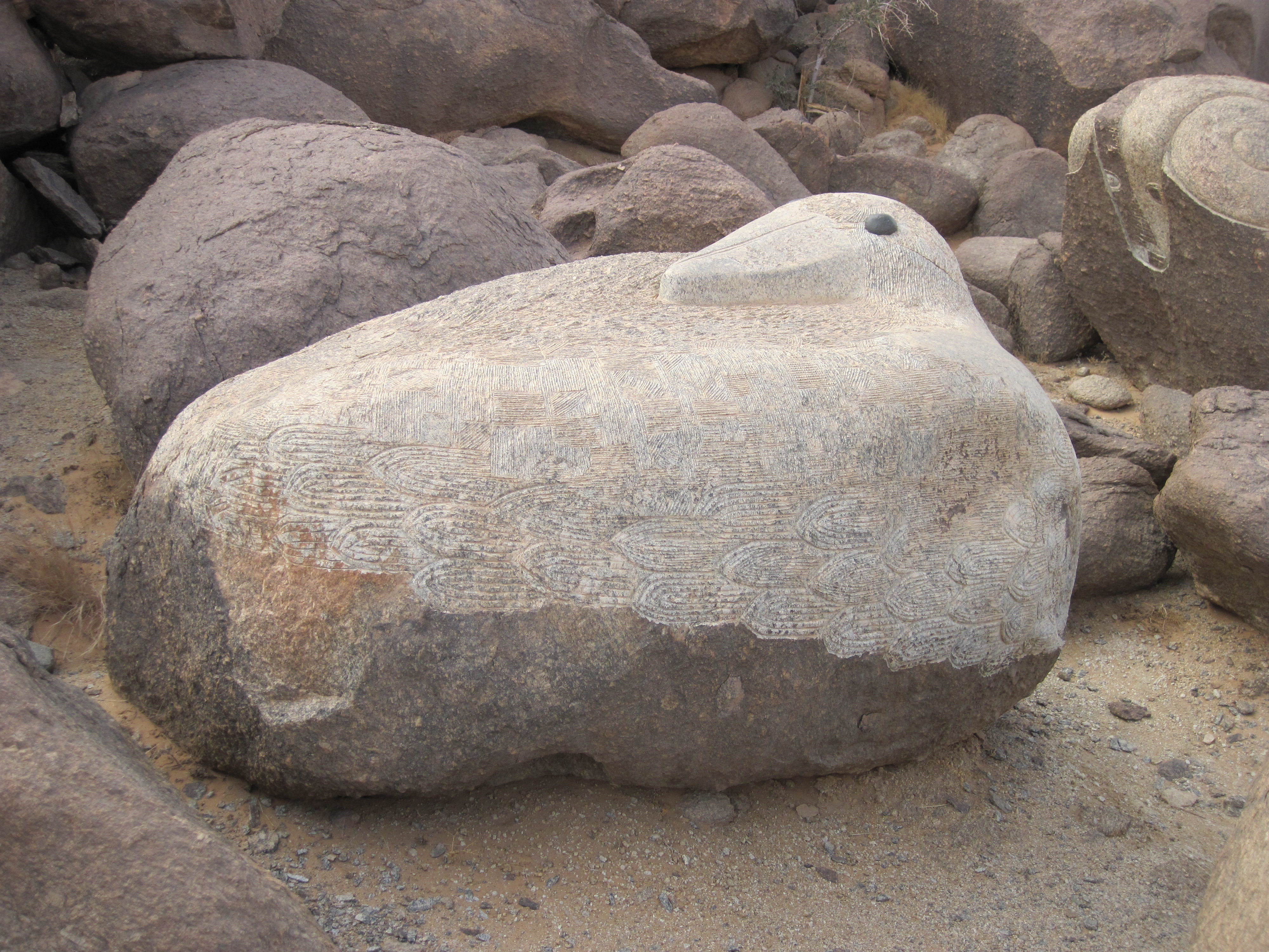 Mauritanie Sculptures près du monolithe d'Aïcha