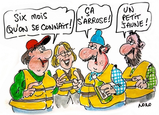 Gilets Jaunes: les 6 mois d'un mouvement inédit (LT.fr-17/05/19-10h58)