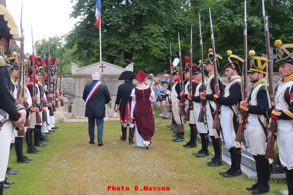 Un très bel hommage a été rendu au Maréchal Marmont, duc de Raguse  et à son aide de camp Claude Testot-Ferry, au cimetière saint Vorles