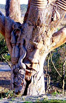 Arbre sculpté