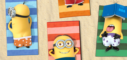 Minions in the beach | via Facebook on @weheartit.com - http://weheartit.com/link/1aN0f6Y