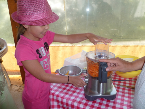 Dégustation au jardin