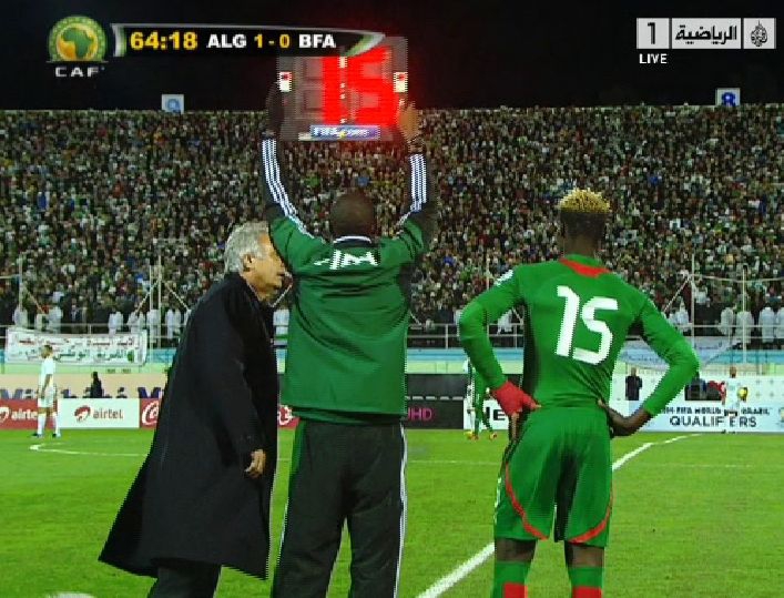 Mardi 19.11.2013 à Blida EN-Burkina Fasso 1-0 Qualfié pour le brésil 2014