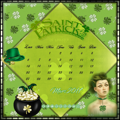 Tuto calendrier 07 Mars 2017