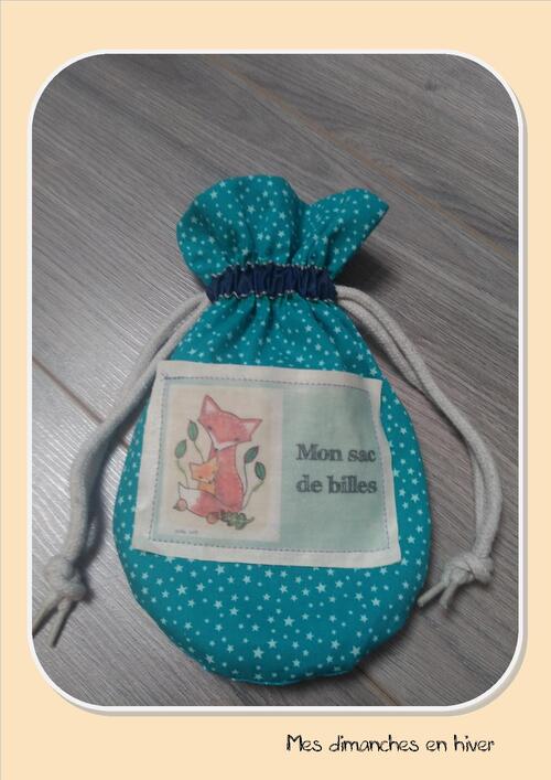 Coudre un sac de billes