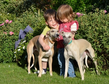 les enfants avec romeo et galia