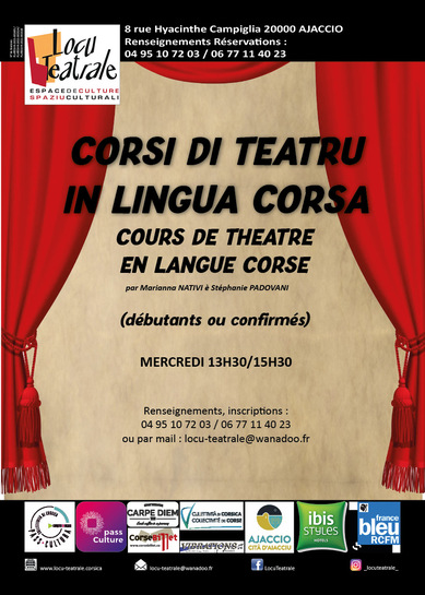 Les 11 et 18 octobre - Atelier théâtre en langue corse