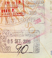 Scan des visas