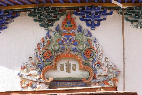 Gyantse; le kumbum ou stupa principal du monastère;