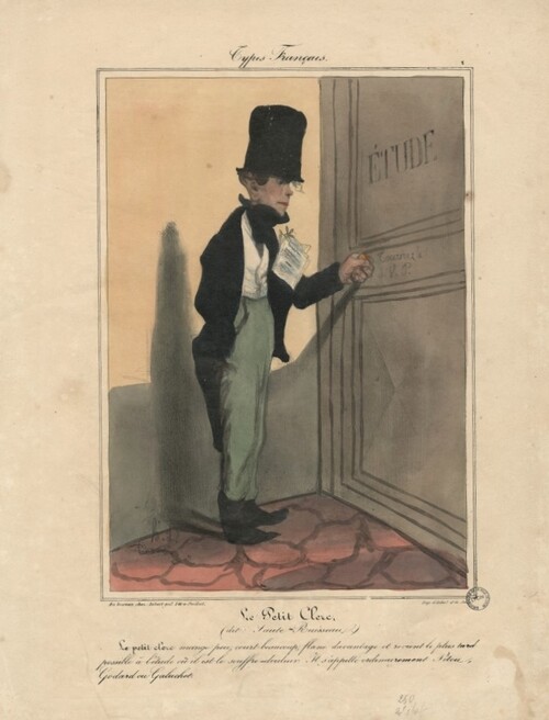 Le Petit-Clerc (dit Saute-Ruisseau), par Daumier