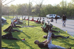 season yoga park outdoor spring training park