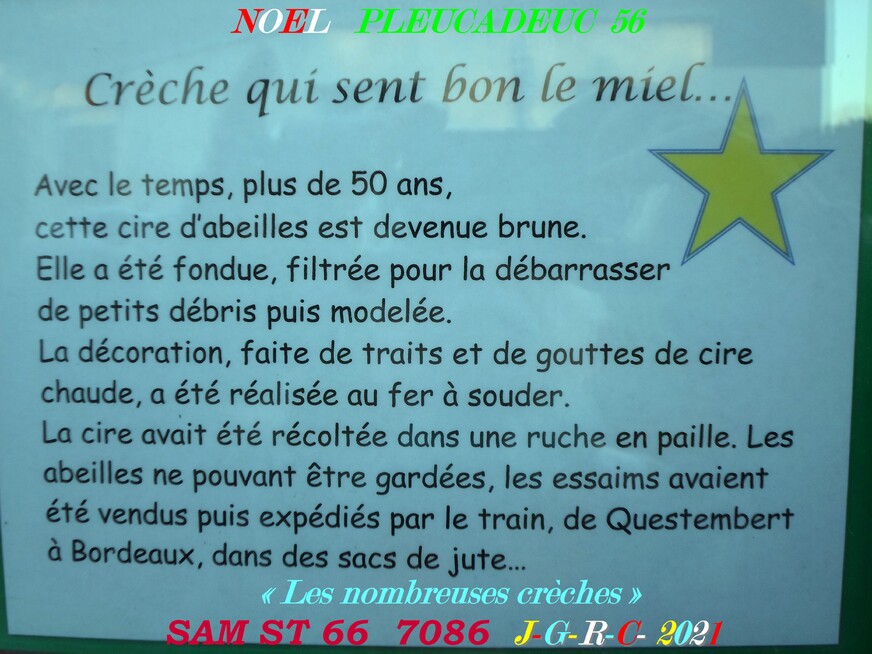 CRECHES DE NOEL: 2021 PLEUCADEUC 56 *10/10*  D  29-01-2022