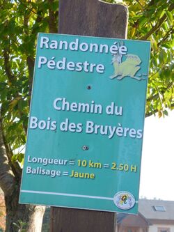 Le chemin du Bois des Bruyères