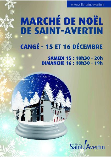 Prochain marché de noël au Château de Cangé à Saint Avertin