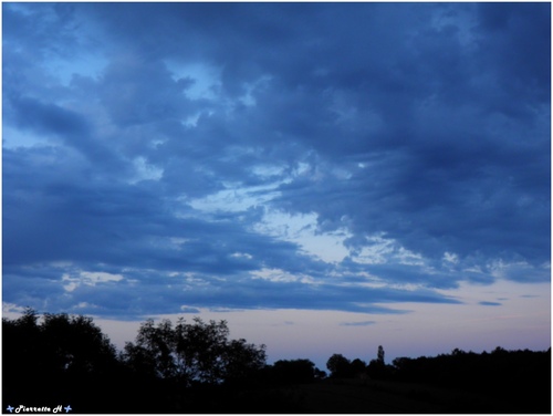 Ciel du soir du 11 juin