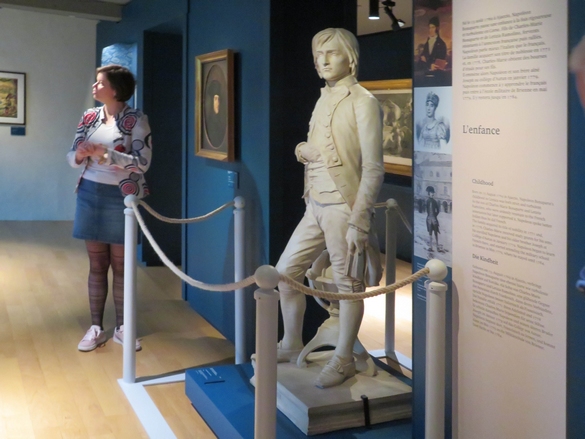 Le musée Napoléon à Brienne-le-Château a beaucoup intéressé les membres de l'Association Culturelle Châtillonnaise
