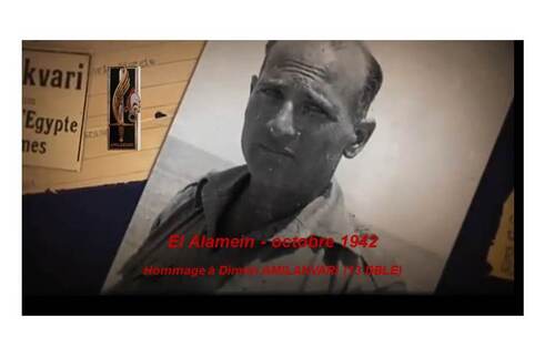 "Mémoire d'El Alamein et de Dimitri Amilakvari "- Octobre 1942
