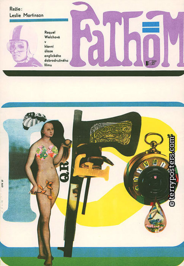 UNE SUPER GIRL NOMMEE FATHOM - BOX OFFICE RAQUEL WELCH 1967
