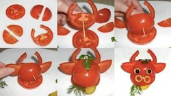 Les apéros rigolos: la tomate 