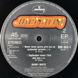 Barry White - Never, Never Gonna Give You Up (Paul Hardcastle Remix)