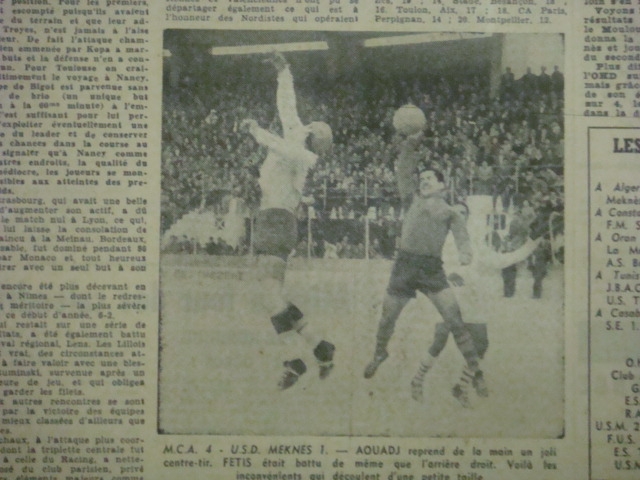 1.1.1955 Coupe AFN MCA-USD Meknes 4-1