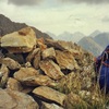 Du pic de l'Ouradé Occidental (2527 m), la crête de Soques
